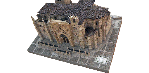 Vista aérea del atrio