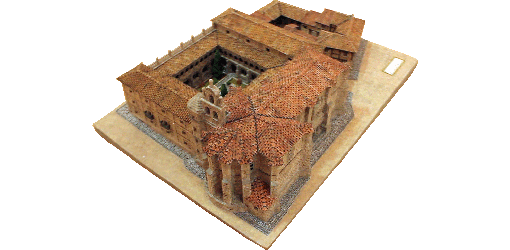 Vista aérea de la iglesia